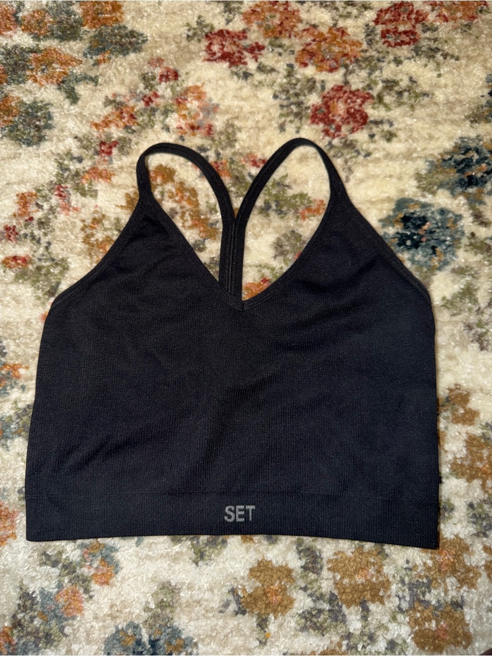 SET Active Ribbed Crop Top